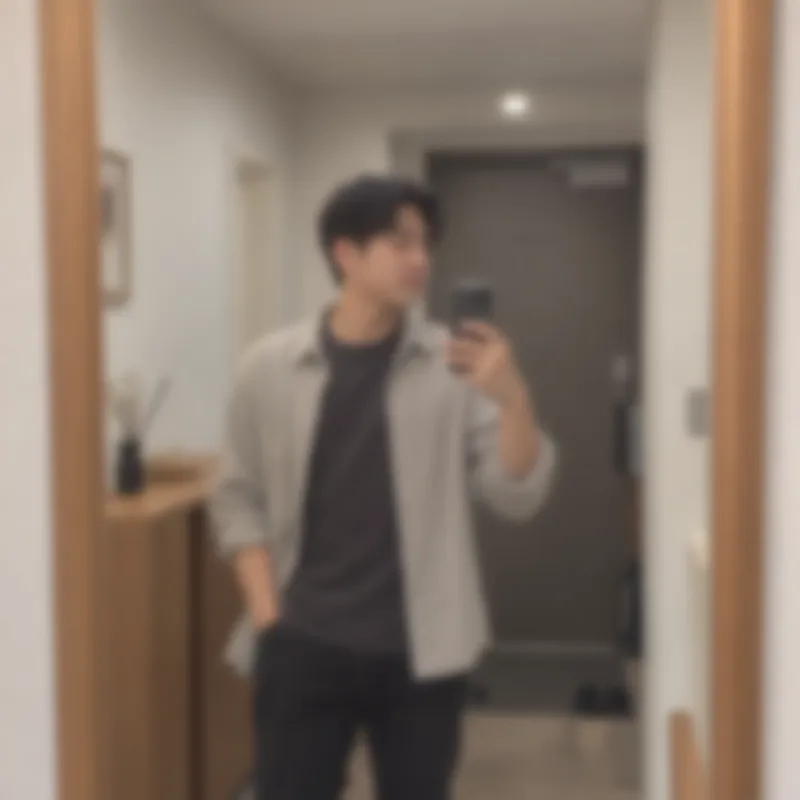 흐림 처리한 예시 프로필 사진