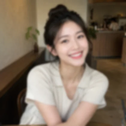 28세 여성 회원 예시 사진